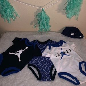 Jordan 3 Months 3 Piece Onesies